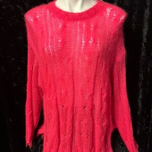 Vibrant & classy Pink Women's Sweater